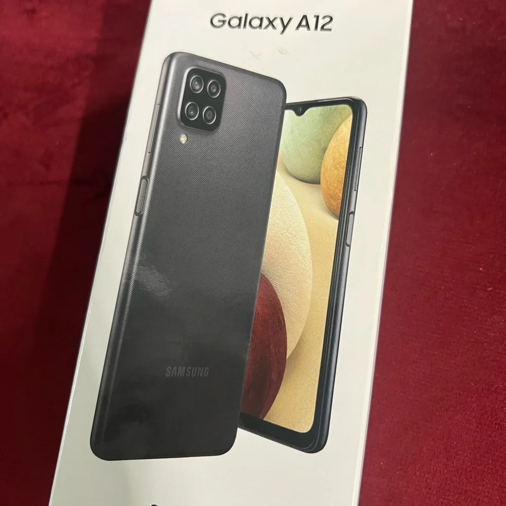 👑✅PRICE FIRM✅ Samsung Galaxy A12 Black Smartphone. 32gb Brand New! Unlocked!